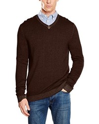 dunkelbrauner Pullover von Strellson Premium