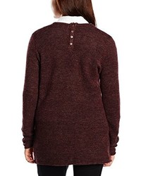 dunkelbrauner Pullover von Zizzi