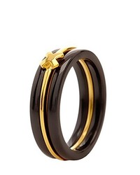 dunkelbrauner Ring von Ceramic Prestige