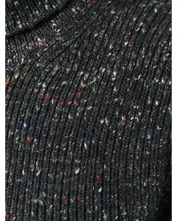 dunkelbrauner Rollkragenpullover von Maison Margiela