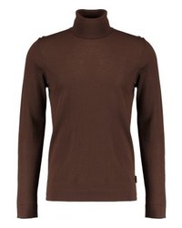 dunkelbrauner Rollkragenpullover von Strellson