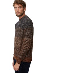 dunkelbrauner Strickpullover von Marc O'Polo