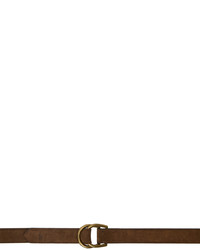 dunkelbrauner Wildledergürtel von Polo Ralph Lauren