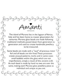 dunkelbraunes Armband von Amanti Venezia