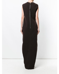 dunkelbraunes Ballkleid von Rick Owens