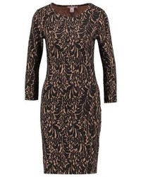 dunkelbraunes Freizeitkleid von Anna Field