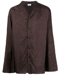 dunkelbraunes Langarmhemd von Filippa K