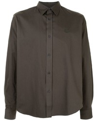 dunkelbraunes Langarmhemd von Kenzo