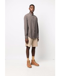 dunkelbraunes Langarmhemd von Jacquemus