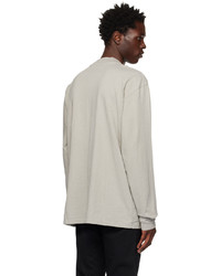 dunkelbraunes Langarmshirt von John Elliott