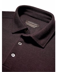 dunkelbraunes Polohemd von Zegna