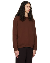 dunkelbraunes Sweatshirt von Camiel Fortgens
