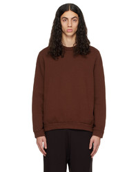 dunkelbraunes Sweatshirt von Camiel Fortgens
