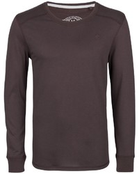 dunkelbraunes Sweatshirt von Dreimaster