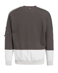 dunkelbraunes Sweatshirt von khujo