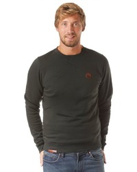 dunkelbraunes Sweatshirt von LAKEVILLE MOUNTAIN