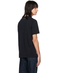 dunkelbraunes T-Shirt mit einem Rundhalsausschnitt von Paul Smith