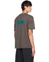 dunkelbraunes T-Shirt mit einem Rundhalsausschnitt von AFFXWRKS