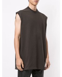 dunkelbraunes Trägershirt von Rick Owens