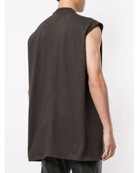 dunkelbraunes Trägershirt von Rick Owens