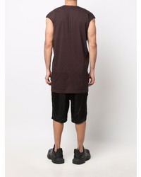 dunkelbraunes Trägershirt von Rick Owens