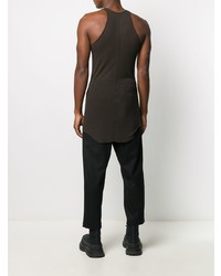 dunkelbraunes Trägershirt von Rick Owens