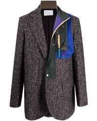 dunkelbraunes Tweed Sakko von Kolor