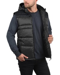 dunkelgraue ärmellose Jacke von BLEND