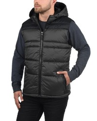 dunkelgraue ärmellose Jacke von BLEND