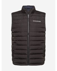 dunkelgraue ärmellose Jacke von Calvin Klein