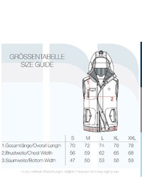 dunkelgraue ärmellose Jacke von Solid