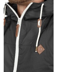 dunkelgraue ärmellose Jacke von Solid