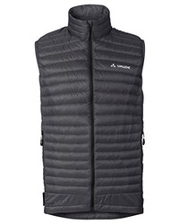 dunkelgraue ärmellose Jacke von VAUDE