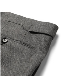 dunkelgraue Anzughose aus Seide von Tom Ford
