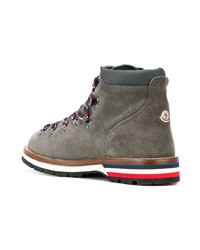 dunkelgraue Arbeitsstiefel von Moncler