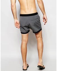 dunkelgraue Badeshorts von Asos