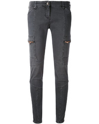 dunkelgraue enge Jeans aus Baumwolle von Armani Jeans