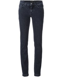 dunkelgraue enge Jeans aus Baumwolle von Dolce & Gabbana