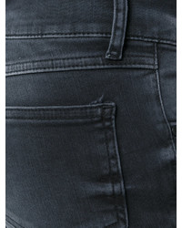 dunkelgraue enge Jeans aus Baumwolle von Versace