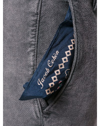 dunkelgraue enge Jeans aus Baumwolle von Jacob Cohen