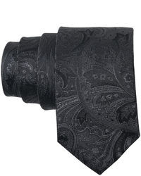 dunkelgraue bedruckte Krawatte
