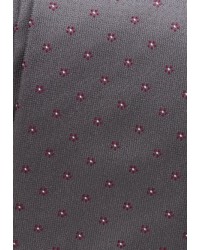 dunkelgraue bedruckte Krawatte von Eterna