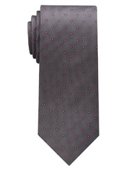 dunkelgraue bedruckte Krawatte von Eterna