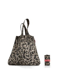 dunkelgraue bedruckte Shopper Tasche aus Segeltuch von Reisenthel