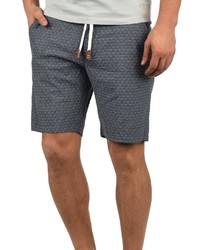 dunkelgraue bedruckte Shorts von BLEND
