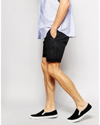 dunkelgraue bedruckte Shorts von Asos