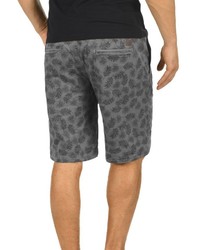 dunkelgraue bedruckte Shorts von Redefined Rebel