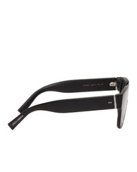 dunkelgraue bedruckte Sonnenbrille von Dolce and Gabbana