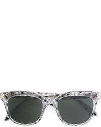 dunkelgraue bedruckte Sonnenbrille von Victoria Beckham