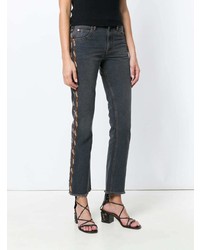 dunkelgraue bestickte Jeans von Isabel Marant Etoile